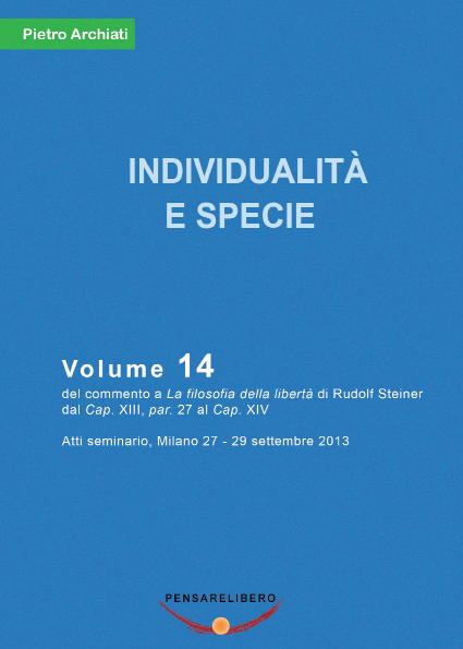 La Filosofia della Libertà vol.14 - Pietro Archiati - copertina