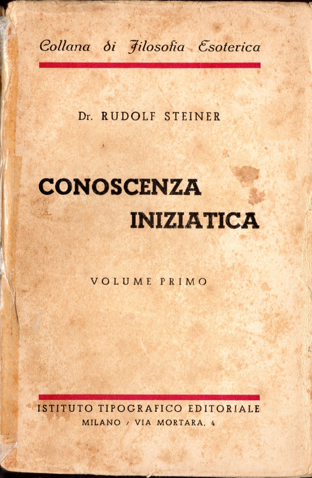 CONOSCENZA INIZIATICA vol.1 (o.o. 227) - Rudolf Steiner - copertina