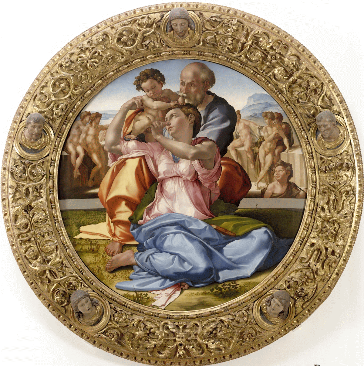 Michelangelo, Tondo Doni (1505-1507) Galleria degli Uffizi (Firenze)