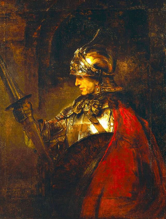 Un uomo in armatura, Rembrandt (1606-1669)